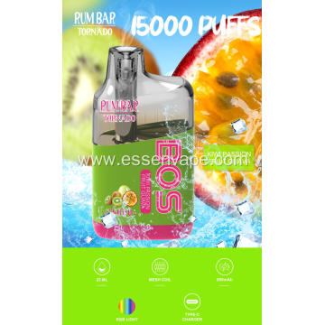 Rum Bar Tornado 15000 Puffs Disposable Device Wholesale